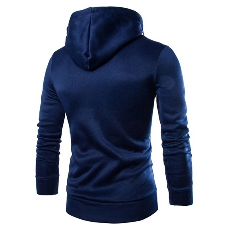 2018 Autumn Winter Sweatshirt Men's Casual Long Sleeve Patchwork Hoodie Hooded Sweatshirt Top Tee Outwear Blouse F#N07 (5)