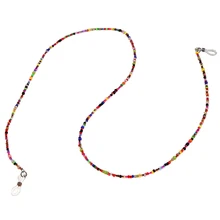 Крошечные семена бусины очки солнцезащитные очки защитные очки для чтения шнур держатель Веревка на шею держатель ювелирные изделия