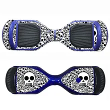 6 Styles 6.5 Inch Dark Skull Balance Scooter PVC Death Stickers Waterproof Balancing Car Electric Scooter Entertainment Games