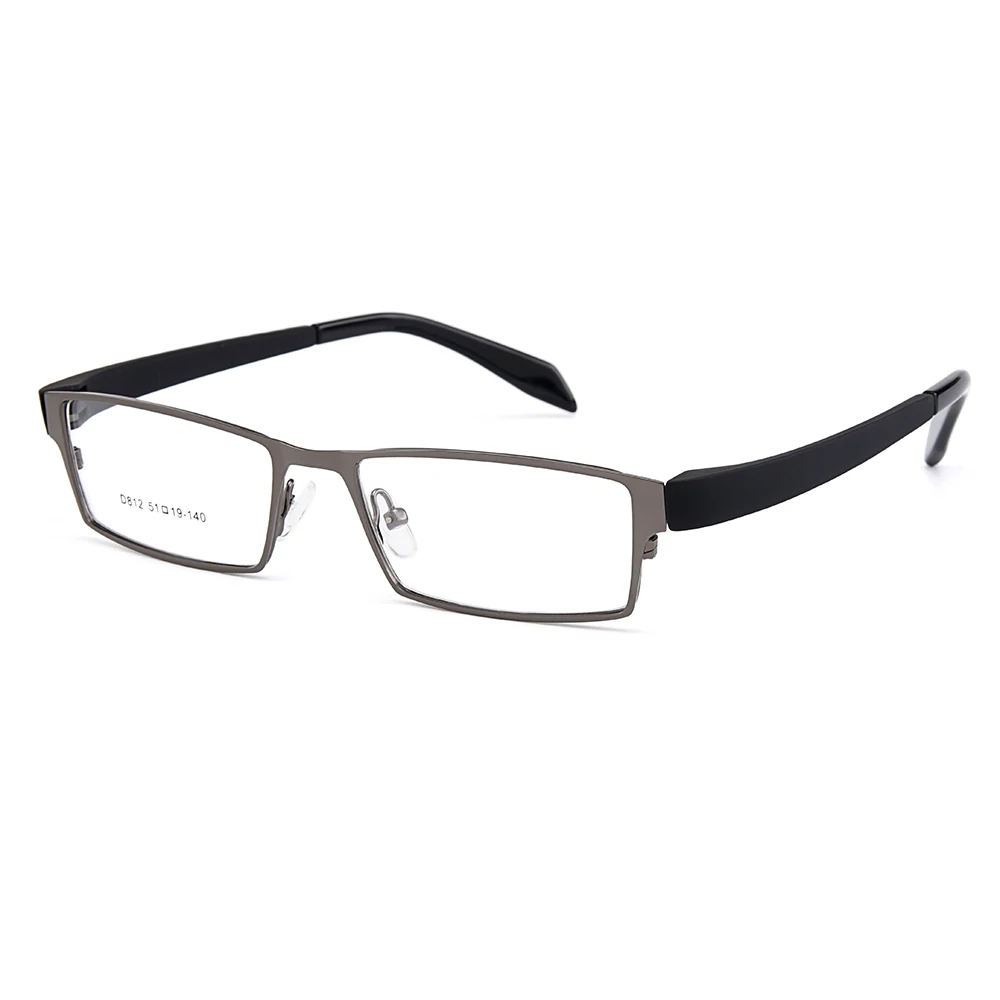 Najtaniej Gmei optyczne mężczyźni stopu tytanu ramki okularów na okulary męskie elastyczne świątynie nogi IP galwanizacja aluminiowe okulary Y812