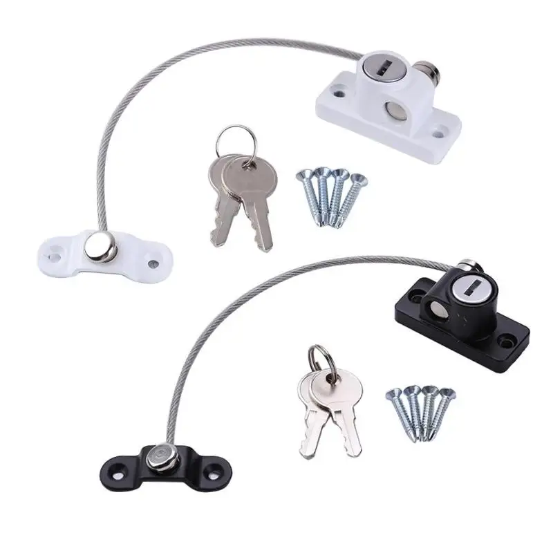

Window Security Lock Window Restrictor Safety Device Key Lock Child Safety Limit Lock