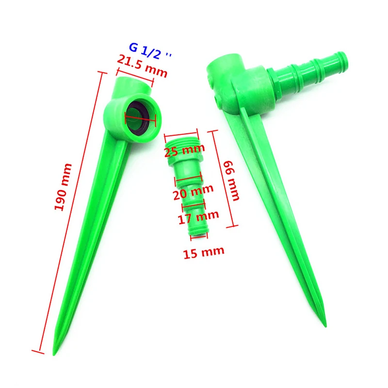 1/" ирригационный наконечник кронштейна садовый газонный опрыскиватель Многофункциональный быстрый соединитель трубы Соединительный шланг адаптер 10 шт
