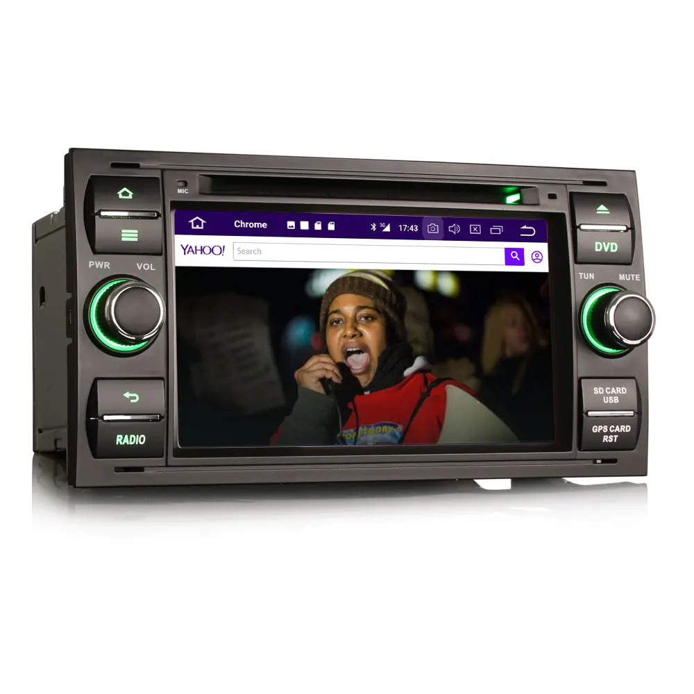 Top 7" Android 8.1 OS Car DVD Multimedia GPS Radio for Ford Fusion 2006-2011 & C-Max 2005-2007 & Connect 2007-2009 & Kuga 2008-2011 2