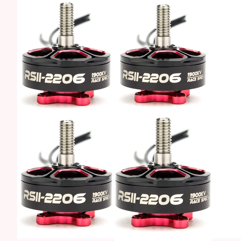 

4pcs/lot EMAX RSII 2206 1700KV 1900KV 2300KV 2700KV Motor Brushless CW CCW 2-4S for FPV RC Racing Drone Racer Quadcopter