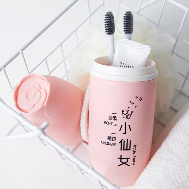 

1PC Home PortableToothbrush Holder/Cup/Mug Travel Case Toothpaste Organizer Box Clean Storage Box Traveling Bathroom Accessaries