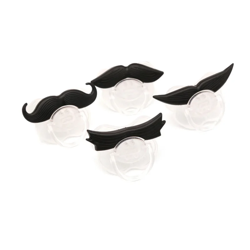 

Funny Pacifier Top Silicone Nipples Moustache Pacifiers For baby Dummy Feeding Soother Orthodontic Nipple Baby Pacifier Care