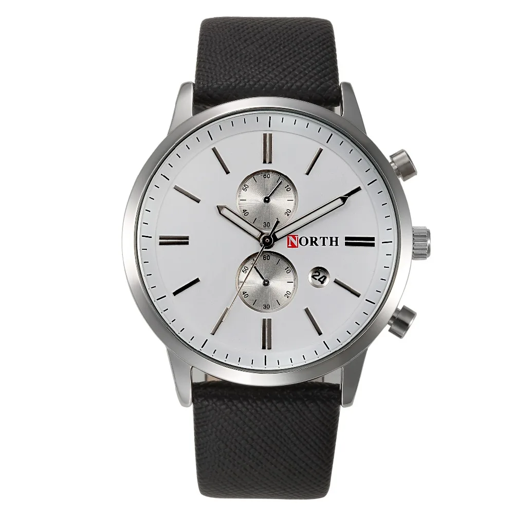 

Luxury Brand north Watches Men Fashion Casual Famous quartz Wrist Watch reloj hombre waterproof montre reloj relogio masculino