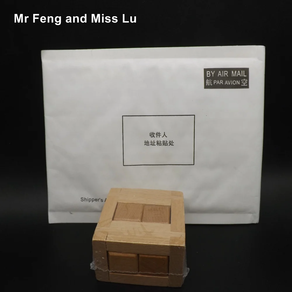 Деревянный куб Волшебная коробка Традиционная головоломка игрушка Kong Ming Lock|ming