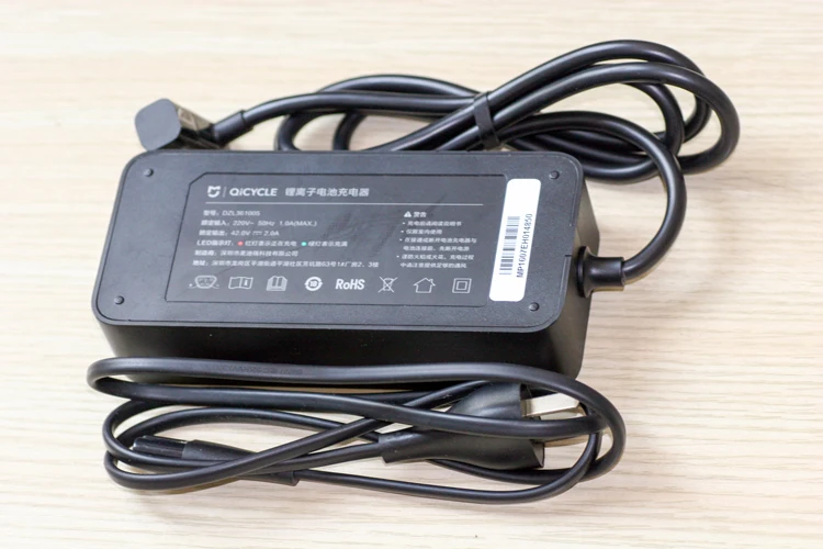 

Original US Plug Battery Charger for Xiaomi Qicycle EF1 Electric Bike Foldable E-Bike Adapter Charger 42V 2.0A