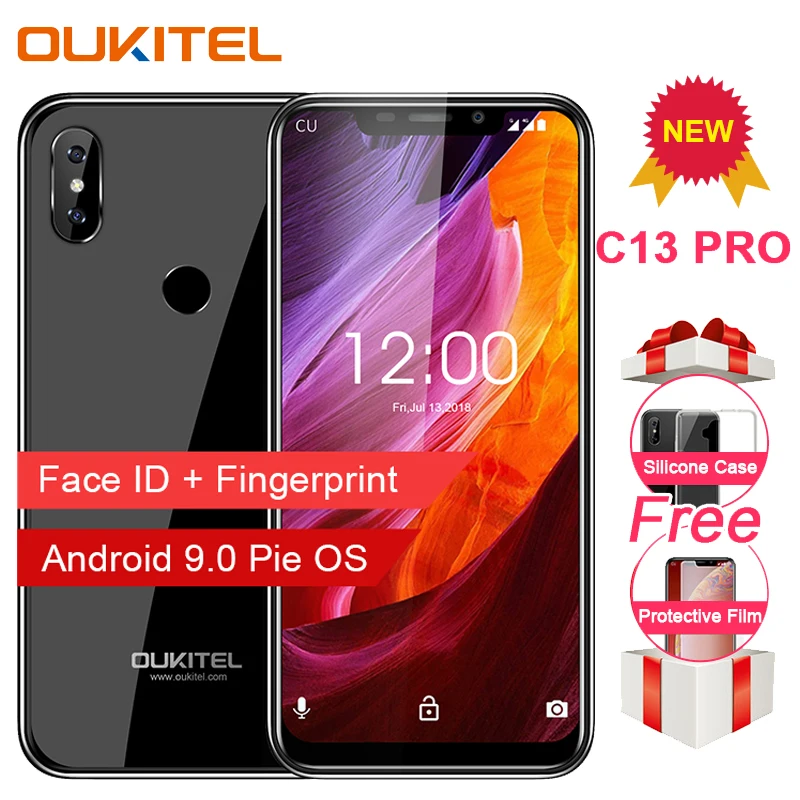 OUKITEL C13 Pro смартфон с четырёхъядерным процессором MT6739 ОЗУ 2 Гб ПЗУ 16 Android 9 0 6 18
