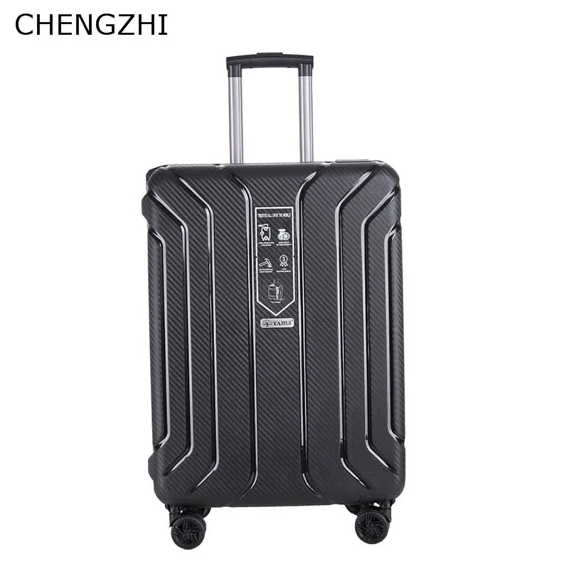 CHENGZHI PP hardside багаж 2" 25 дюймов Ретро багаж на колёсиках Спиннер для девочек чемодан для путешествий сумка на колесиках