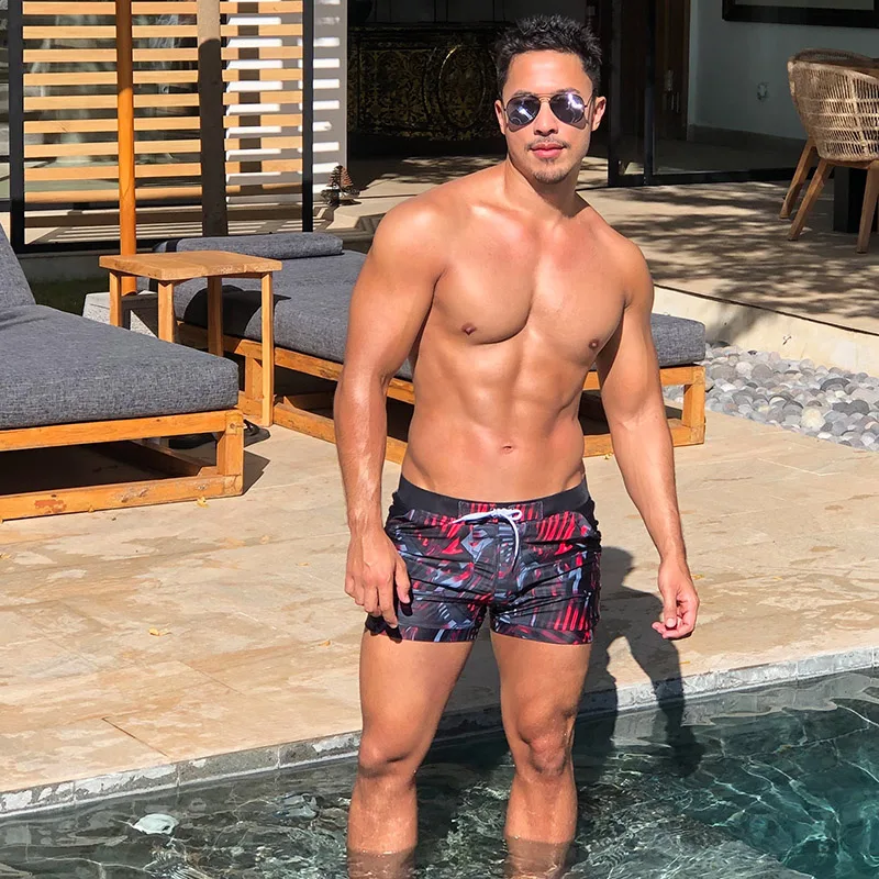 long leg swimming trunks