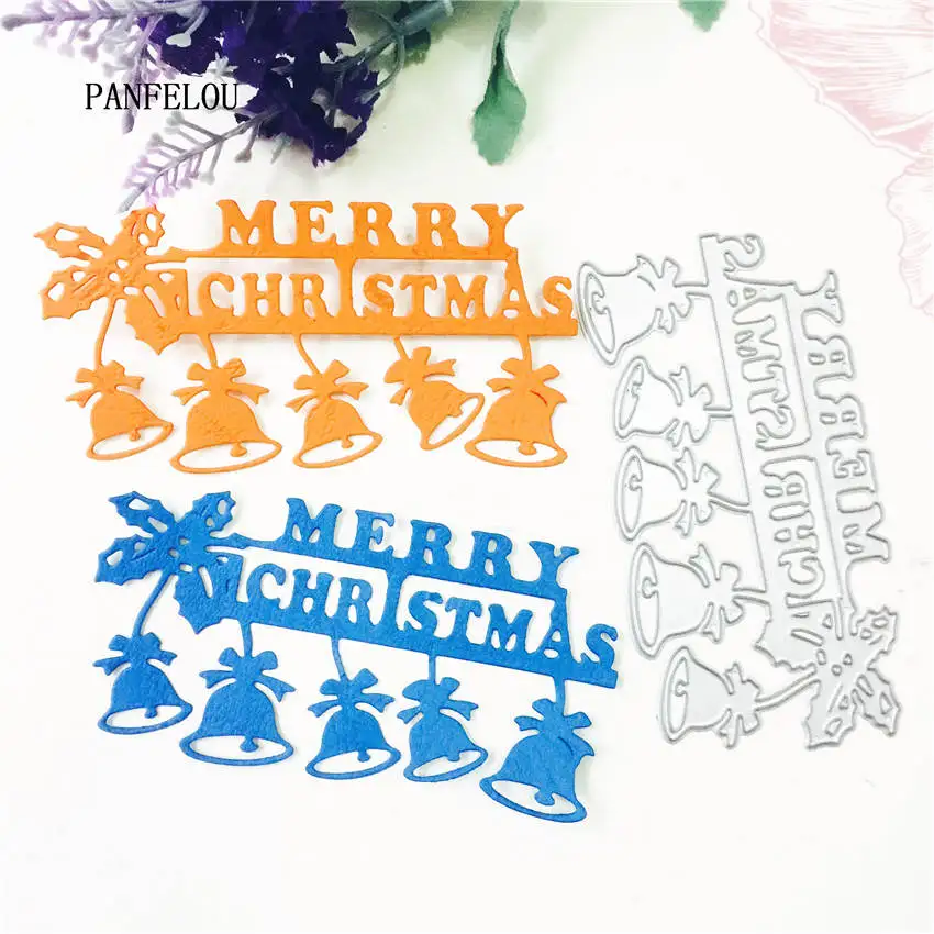 PANFELOU globe Christmas bell metal craft paper die cutting dies Scrapbooking/DIY Valentine's Day Embossing mould Easter | Дом и сад