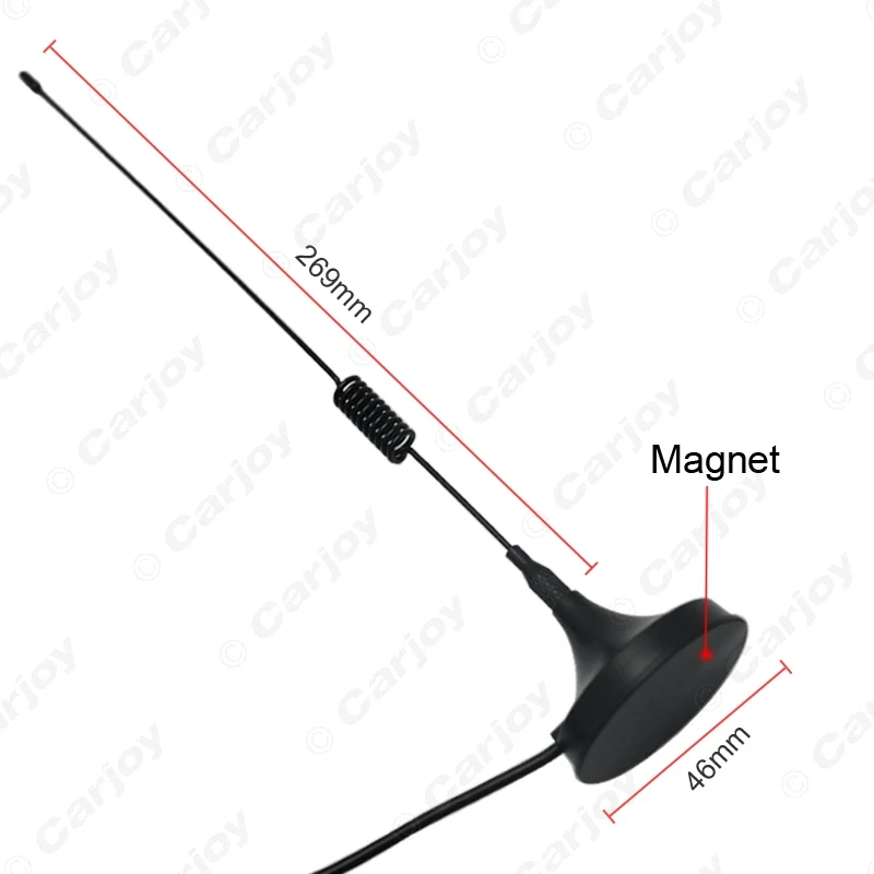 LEEWA Автомобильное универсальное магнитное основание на крышу радио AM/FM антенна# CA2606
