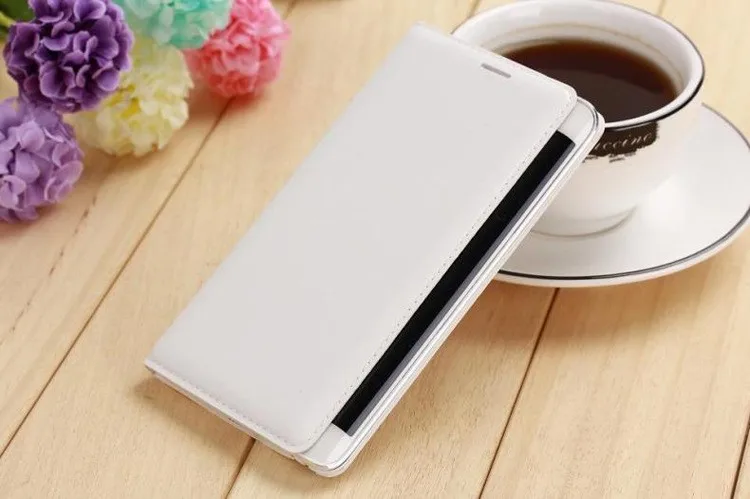 Slim Leather Wallet Case Flip Back Cover Battery Housing Carrying Bag With Card Holder Mask For Samsung Galaxy Note Edge N9150 kawaii samsung cases