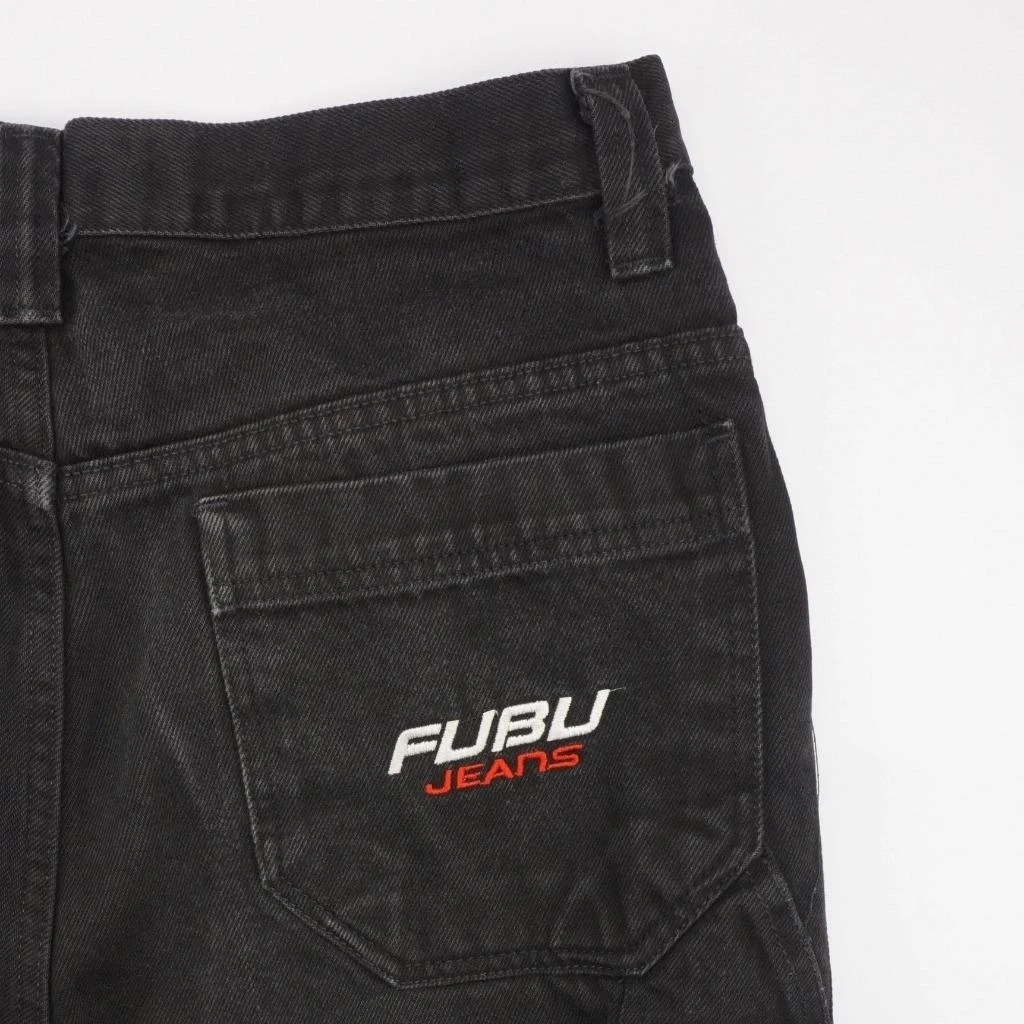 FUBU The Collection Jeans Black Denim Womens Sz20 32x31