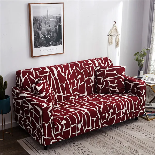 Стрейч чехол на диван чехлов секционный диван набор диванных чехлов для Гостиная housse канапе 1/2/3/4 местный - Цвет: Color 3