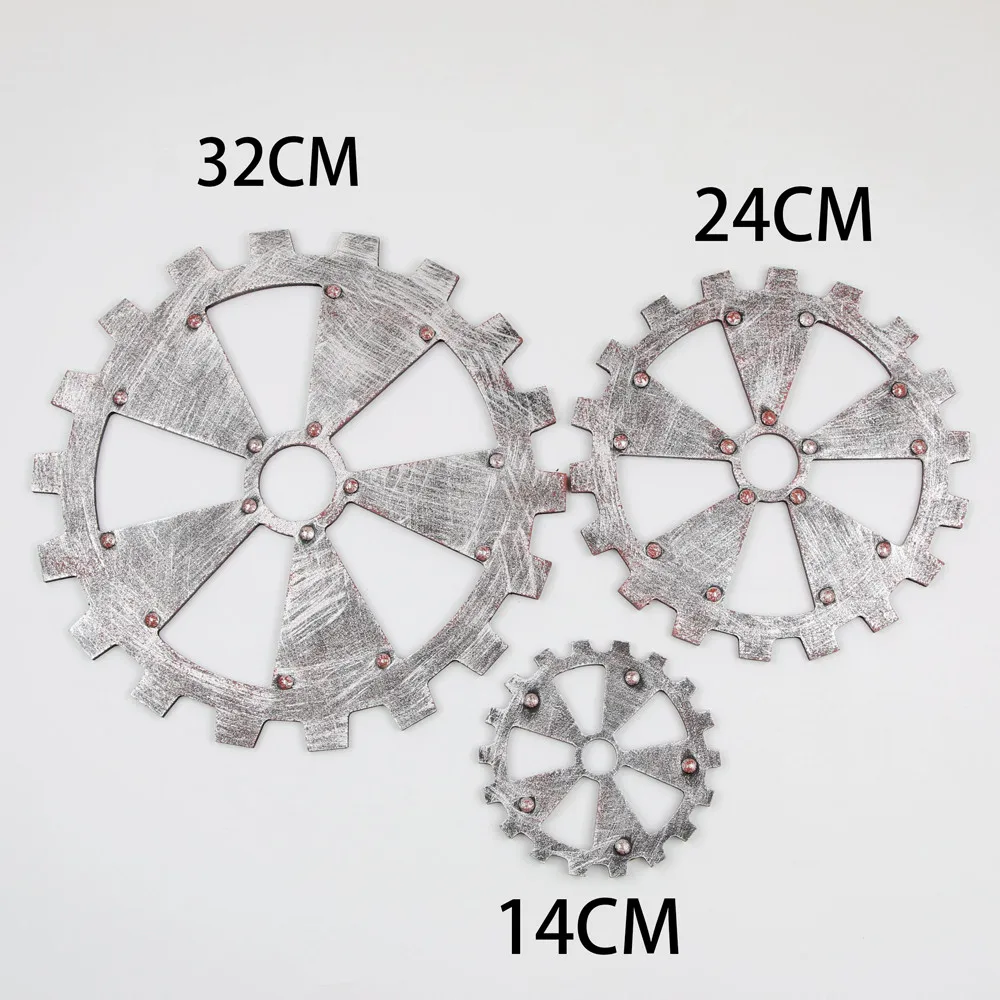 Европейский современный Винтаж стимпанк Шестерни промышленных Стиль стены украшения дома Sil#20181011 новое поступление