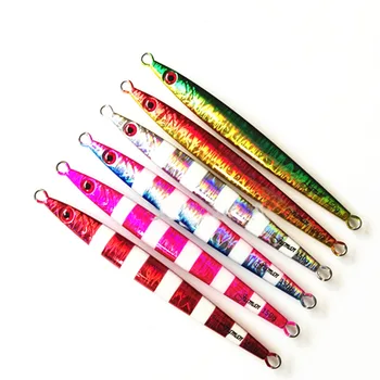 

5PCS Glow Fishing Ocean Boat Rock Beach Metal Jig Deep sea Jigging Jigbait Spoon Lure baits 150g 200g