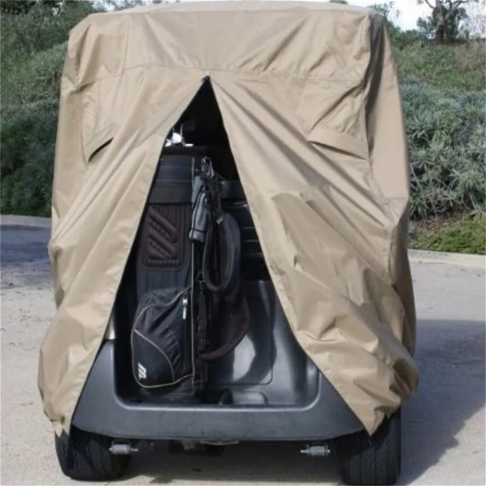Водостойкий 4 Пассажира молния автомобиль детектор Гольф-корзина для хранения чехол для EZ Go Club автомобиль для пассажирского автомобиля