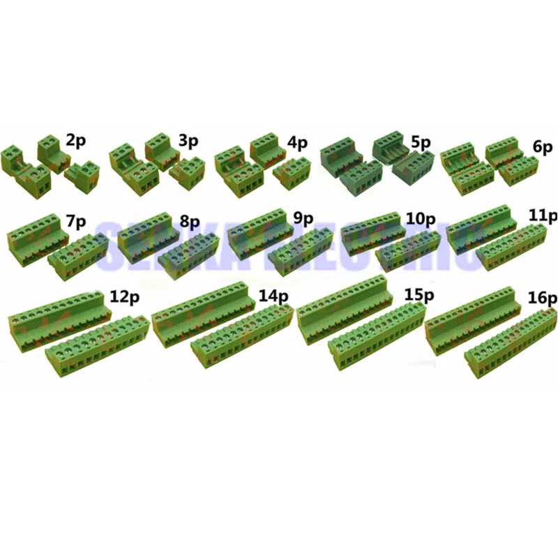 

50 Sets 2EDGRK 5.08mm Pitch 2P/3P/4P/5P/6P/7P/8P/9P/10P PCB Terminals