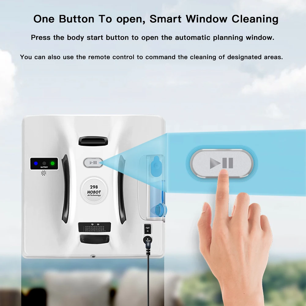 Salange Hobot 298 робот пылесос для окон Smart Life с водным распылителем автоматическая