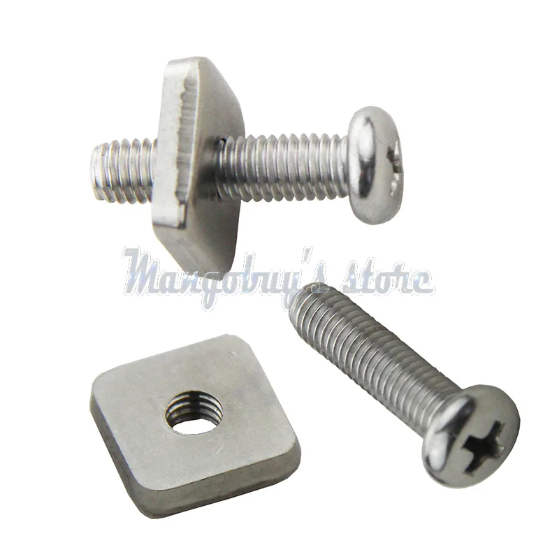 

20PCS Long Surfboard Center Sliding Fin Box Plate Smart Screw Sup Board Accessorie Kayak Boat Accessories Marine Paddle Windsurf