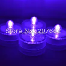 48 шт./лот беспламенного свеча свет погружной водостойкий светодиодная свеча-таблетка огни батарея работает Свадебная ваза