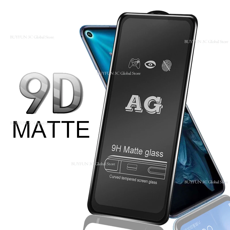 9d матовое закаленное стекло для huawei y6 y5 y7 y9 2019 защитное honor 20 pro honor20 YAL L21 L41 y 6 5