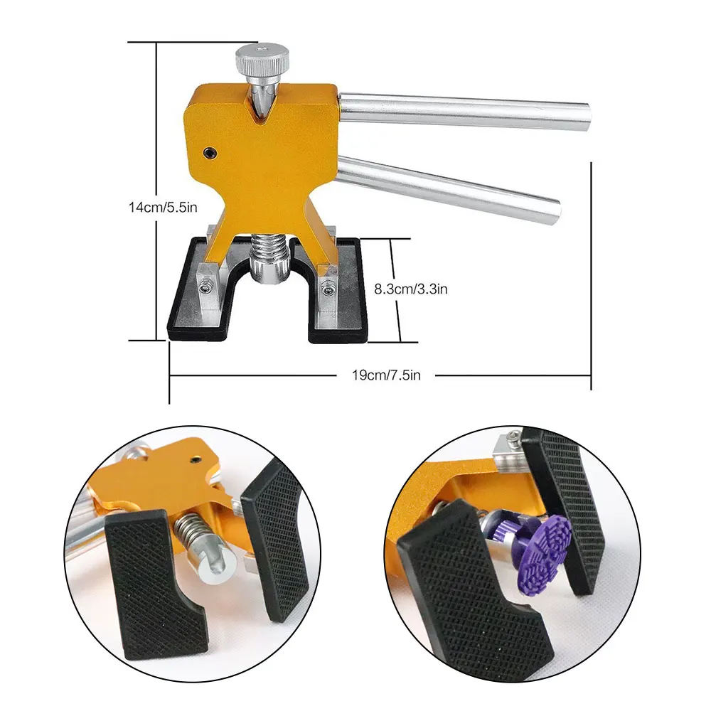 PDR инструменты для безболезненного ремонта вмятин инструменты для удаления вмятин PDR Puller Tabs Dent Lifter набор ручных инструментов PDR набор инструментов Ferramentas бесплатный подарок