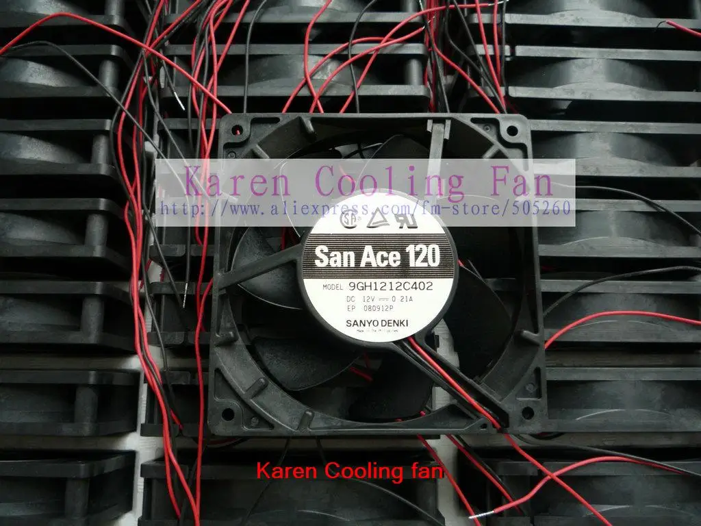 

12CM 9GH1212C402 12025 12v 0.21A Cooling fan