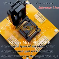 Fpq-128-0.5-03 Тесты гнездо IC tqfp128 QFP128 lqfp128 fpq128 Тесты socket шаг: 0.5 мм