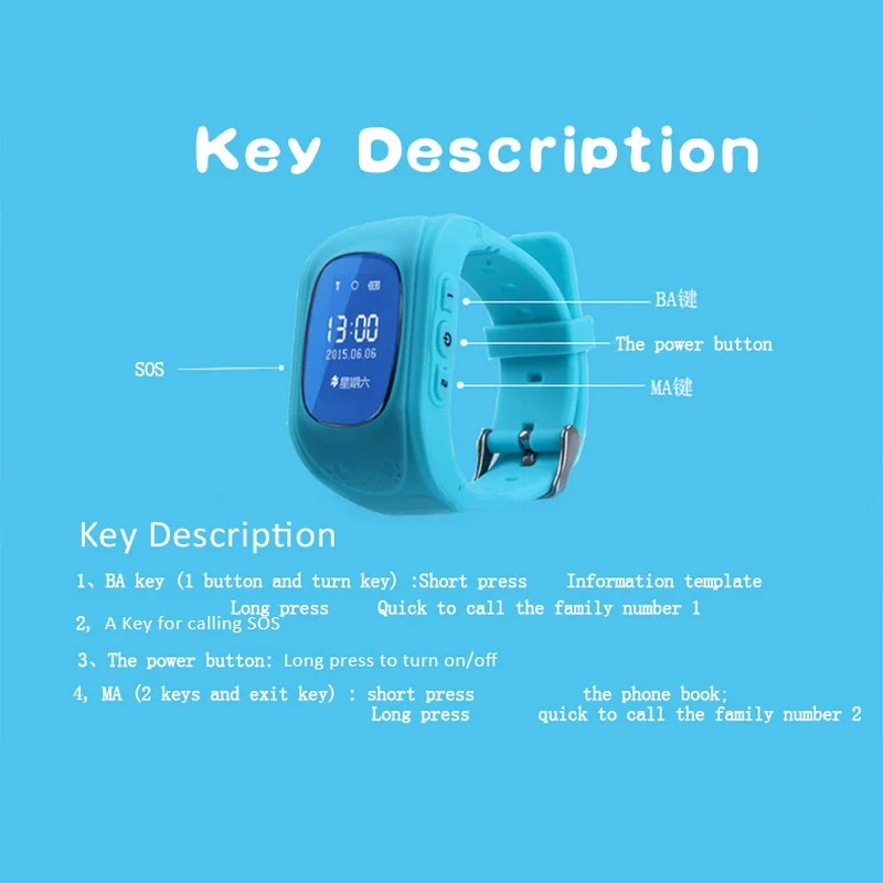 Kids GPS+AGPS+LBS Watch Remote Monitoring Lighting Smart Watch Pedometer Phone Location SOS Call Smart Watches for Kids Gift (17)