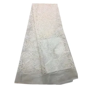 

Nigerian French Lace Fabrics 2018 African Tulle Lace Fabric High Quality African Lace Wedding Fabric For Dress dp64-441