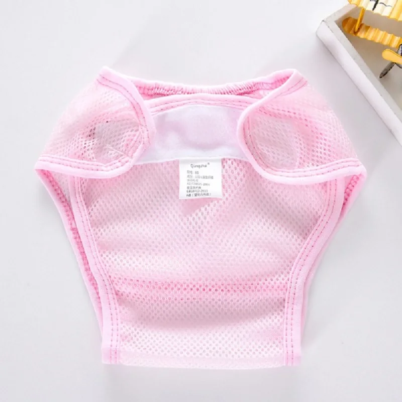 

Children'S Mesh Diaper Pants Infant Washable Diapers Baby Learning Training Pants Summer Breathable Diapers