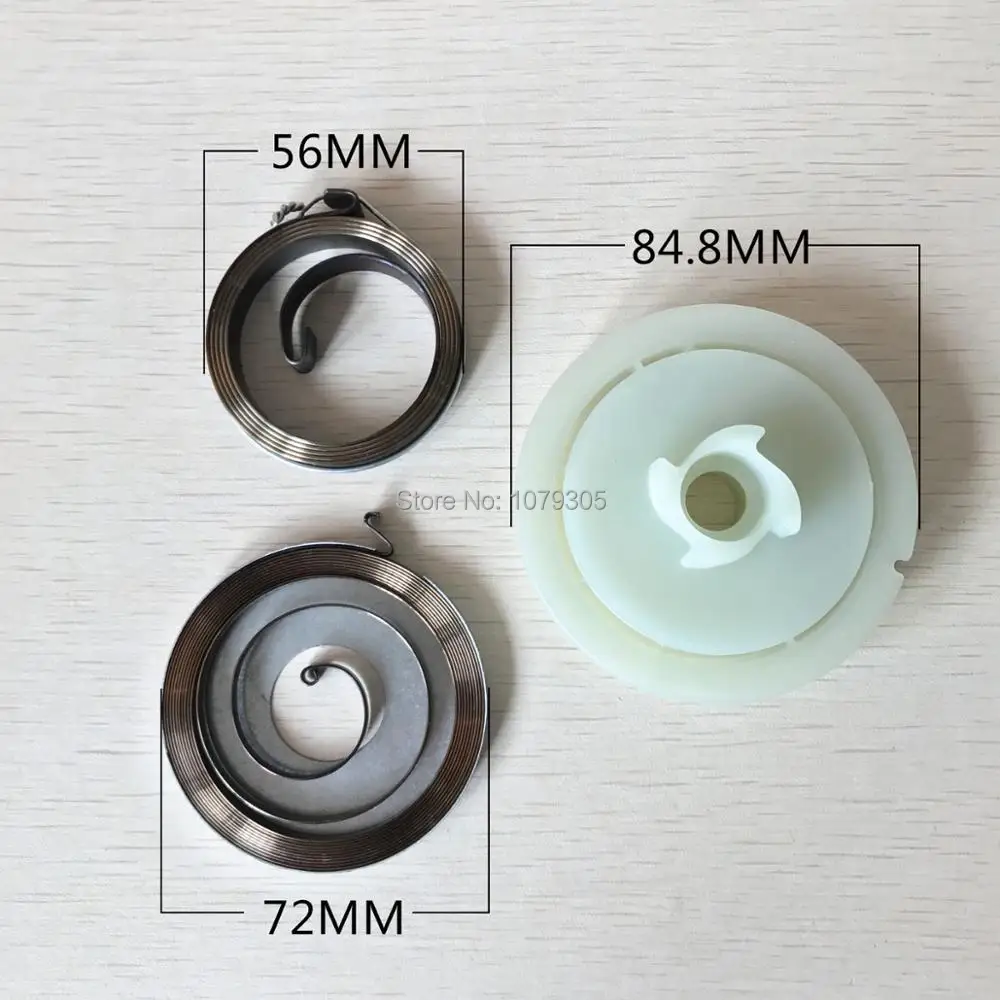 5800 58CC Chainsaw Easy Starter repair parts rope rotor with 2 Springs 3