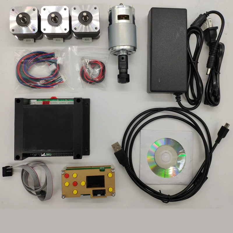 

CNC Engraver GRBL Controller Kit Wood Router Laser Engraving Machine Control component Spindle Stepper motor for cnc 3018 1610