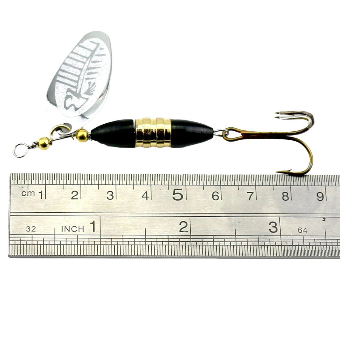 1Pcs 8.5cm 18g Metal Trolling Spinner Fishing Lure Bass Pike Carp Trout