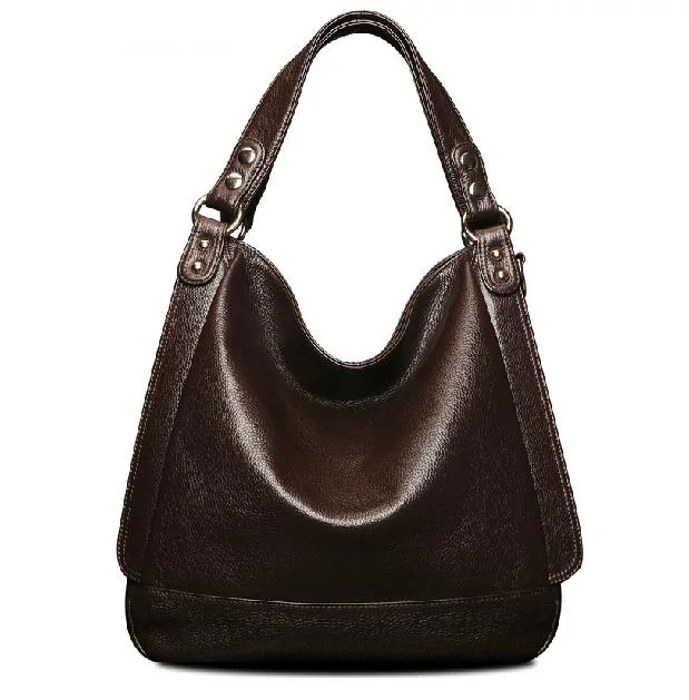 

Hot 2015 women handbag genuine leather bag fashion vintage shoulder bags large cowhide real animal leather bolsas messenger bags