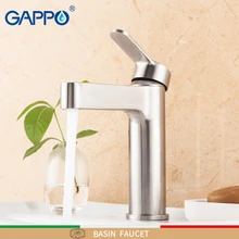 GAPPO becken wasserhahn edelstahl bad wasserhahn mischbatterie bad waschbecken wasserhahn badezimmer wasserfall wasserhahn torneira G1099-30