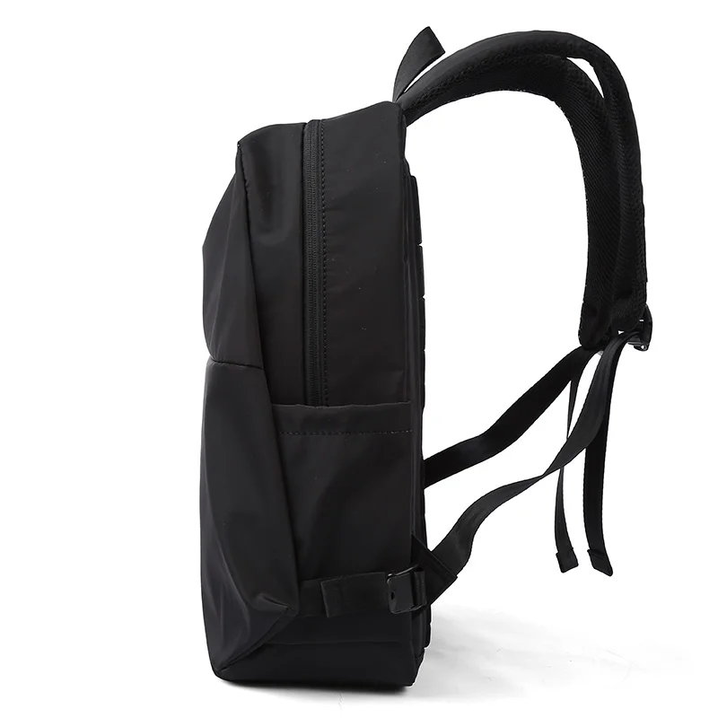 MOYYI, тонкий мужской рюкзак для ноутбука, для офиса, мужские рюкзаки, деловая сумка, черный, супер качество, Оксфорд, против морщинки сумочки
