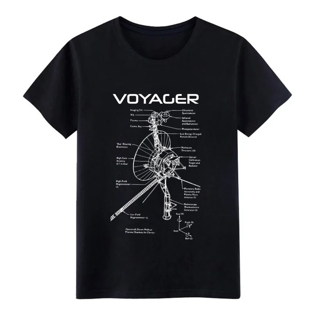 

Men's Voyager Program t shirt printed cotton Round Collar Clothes Gift Comfortable Summer Style Pictures shirt