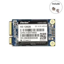 Zheino mSATA SSD M3 128GB Твердотельные жесткие диски SATAIII SSD продвижение для ноутбука Настольный