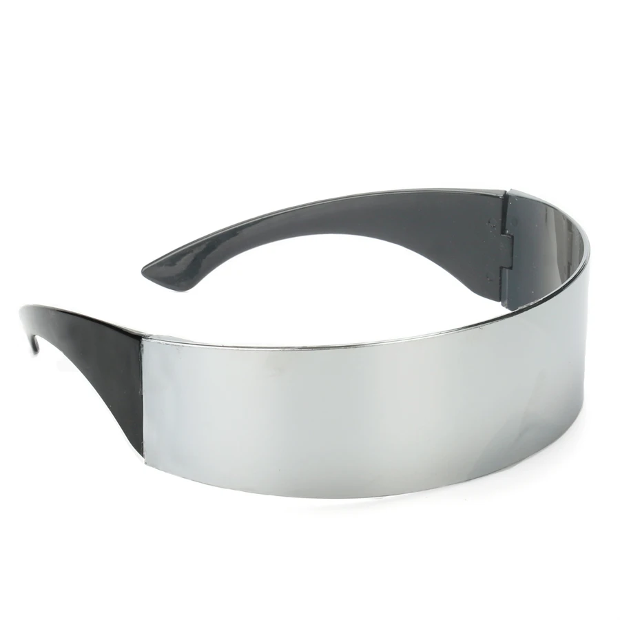 round sunglasses 2020 New Funny Futuristic Wrap Around Monob Costume Sunglasses Mask Novelty Glasses Halloween Party Party Supplies Decoration guess sunglasses