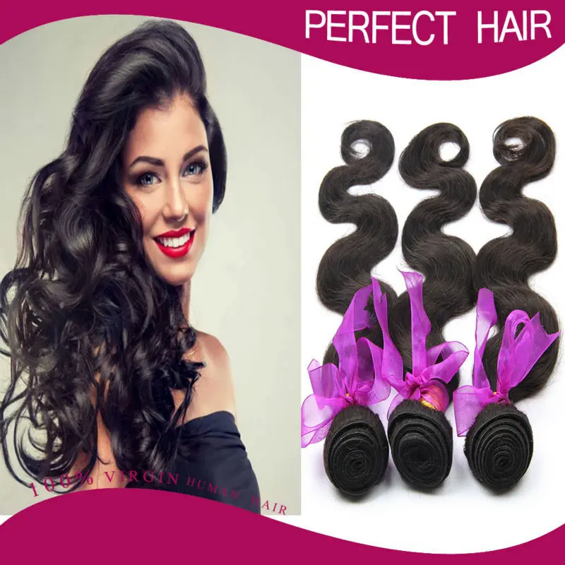 aliexpress hair extensions 3Pcs/lot Human Hair Weave Cheap Wholesale Virgin Brazilian Hair Weave ...