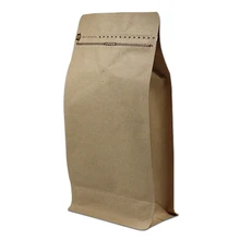 300 шт./лот упаковка кофе сумки с клапан Zip Vent встать открытым верхом тепла запайки Kraft бумага алюминий композитный еда мешок