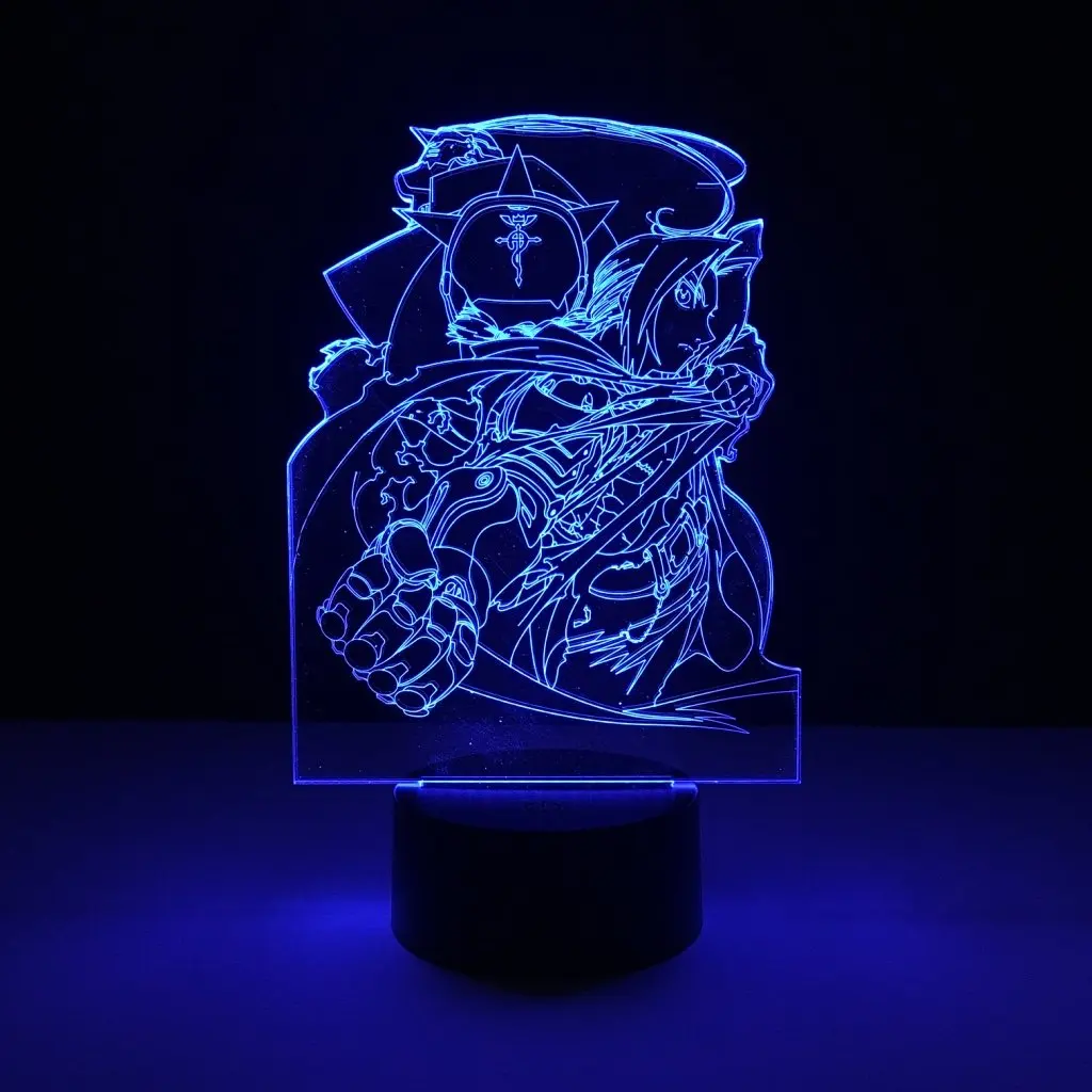 

Novetly Kids Led Nightlight Fullmetal Alchemist Night light for Children Bedroom Decor USB Battery Powered Led Night Lamp 3d