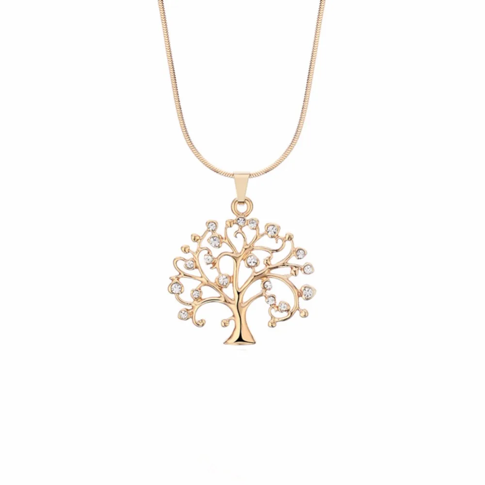 

Lureme Simple Tree of Life Chain Pendant Necklace for Women and Girls (nl006062)