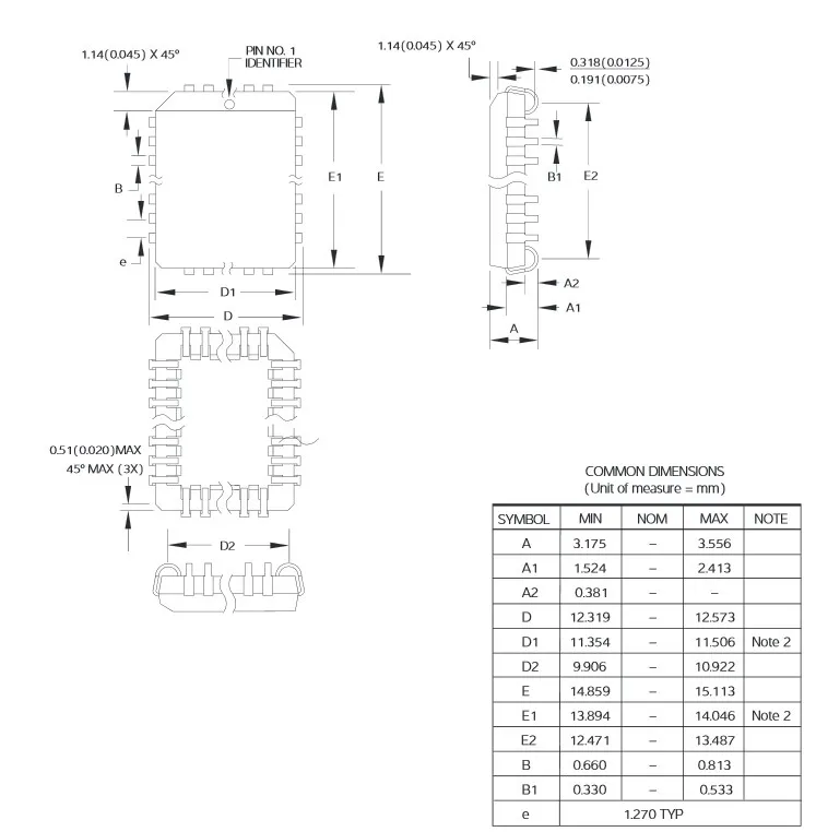 New gold-plated saltando PLCC32 para DIP32 SA015A1T