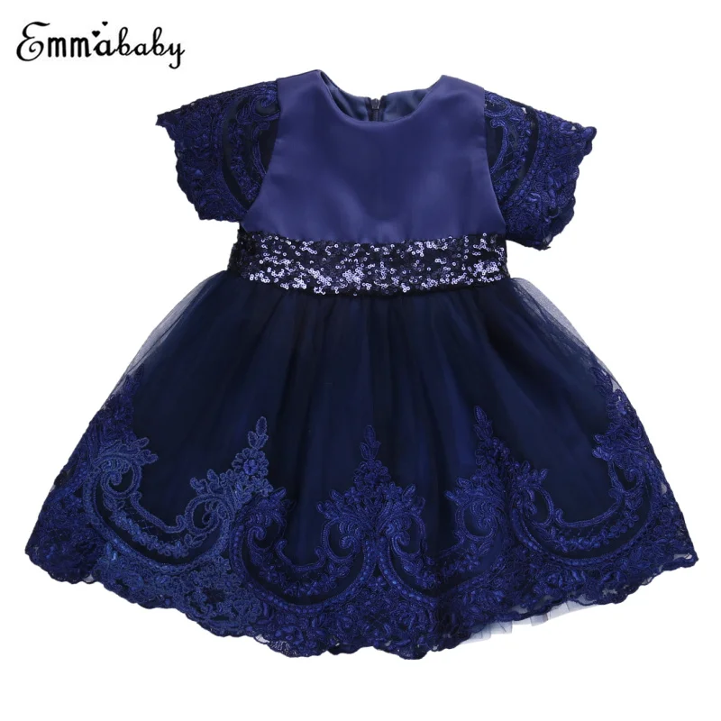 Модное платье для девочек с цветочным кружевом; бальное платье принцессы с бантом; торжественное платье для свадебной вечеринки